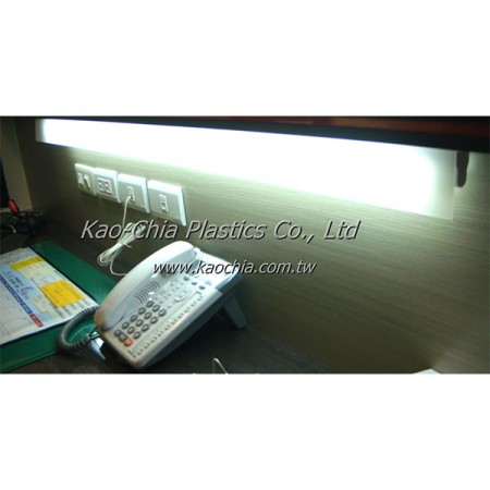 Application of GPPS Diffuser Sheet - Fluorescent tube light diffuse